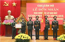 Cục Cán bộ (Tổng cục Chính trị) đón nhận Huân chương Độc lập hạng Nhất